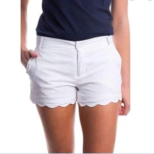 Lauren James Scalloped Shorts